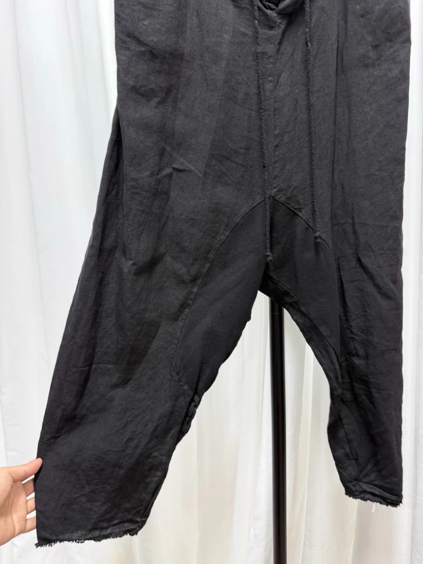 Lost & Found Ria Dunn Lost found Dark Linen Trousers K20 Size US 31 - 4 Thumbnail