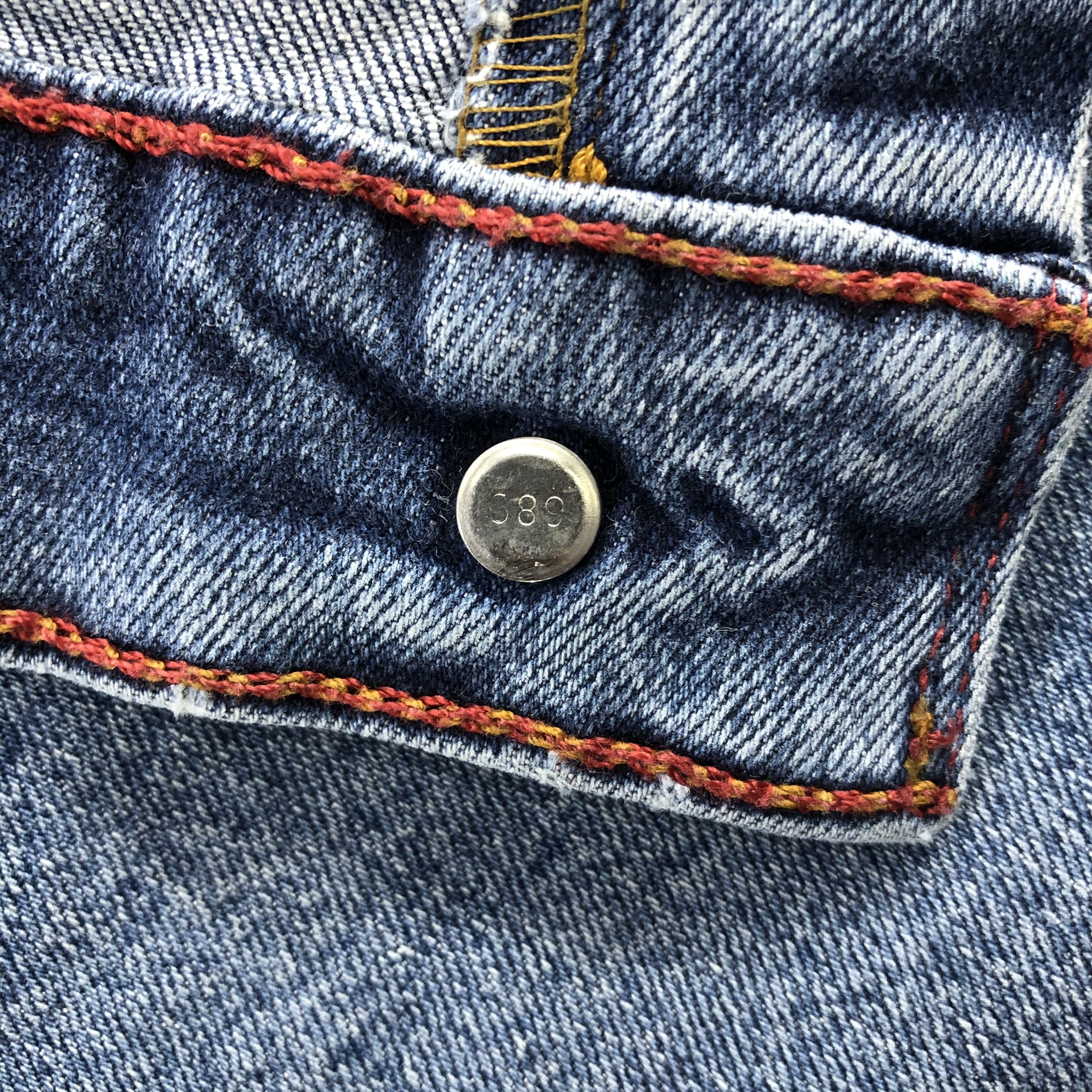 Levi's Vintage Blue Wash Levis 550 Jeans-J1704 Size US 34 / EU 50 - 12 Thumbnail