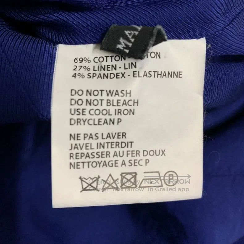 Haider Ackermann Haider Ackermann Ink Blue Silk Cotton Blended Long Coat Size US S / EU 44-46 / 1 - 5 Thumbnail