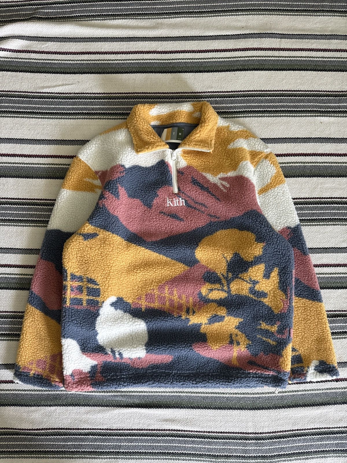 Kith claremont sherpa quarter zip フリース Kith-Lakeside-Claremont-Sherpa