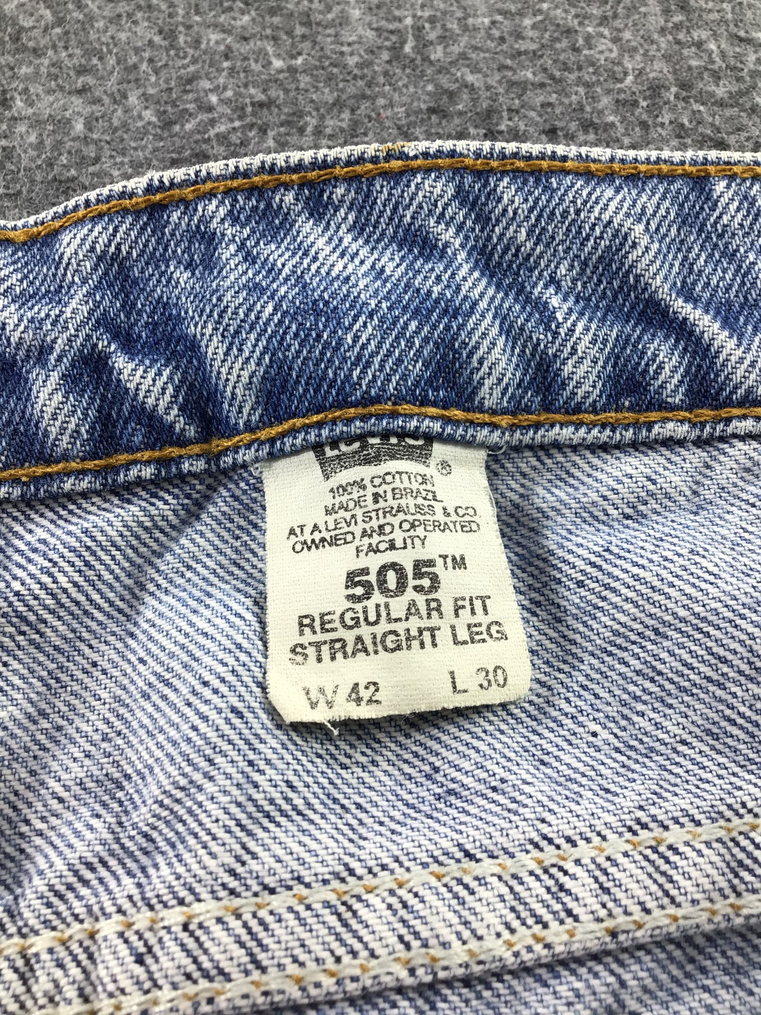 Levi's Vintage Levis 505 Orange Tab Jeans-J769 Size US 41 - 10 Thumbnail