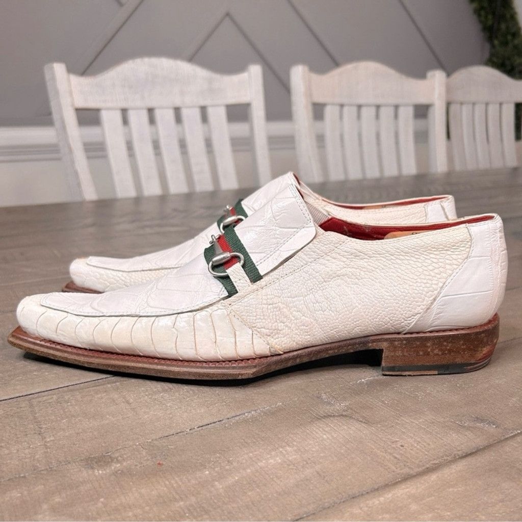 Mauri Mauri Mens Genuine Crocodile Dress Shoes Men Size 11 Size US 11 / EU 44 - 1 Thumbnail
