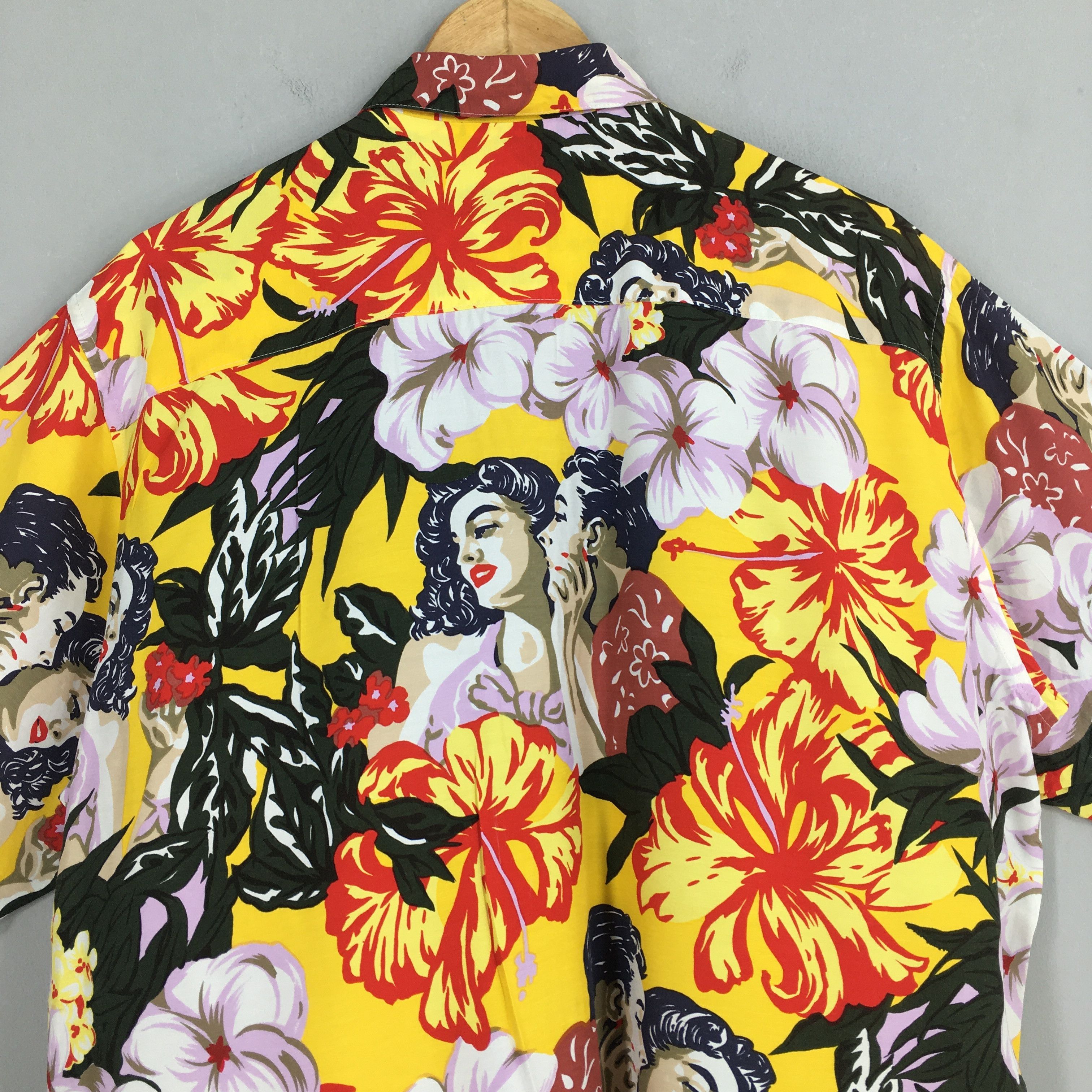 Japanese Brand Vintage 80s Papas Maniere De Heming Hawaii Shirt Large Size US L / EU 52-54 / 3 - 9 Thumbnail
