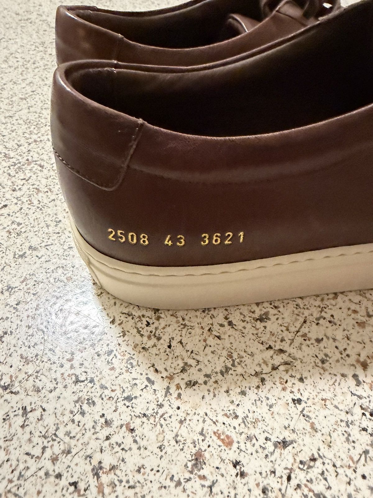 Common Projects Brown Achilles Low Size US 10 / EU 43 - 4 Thumbnail