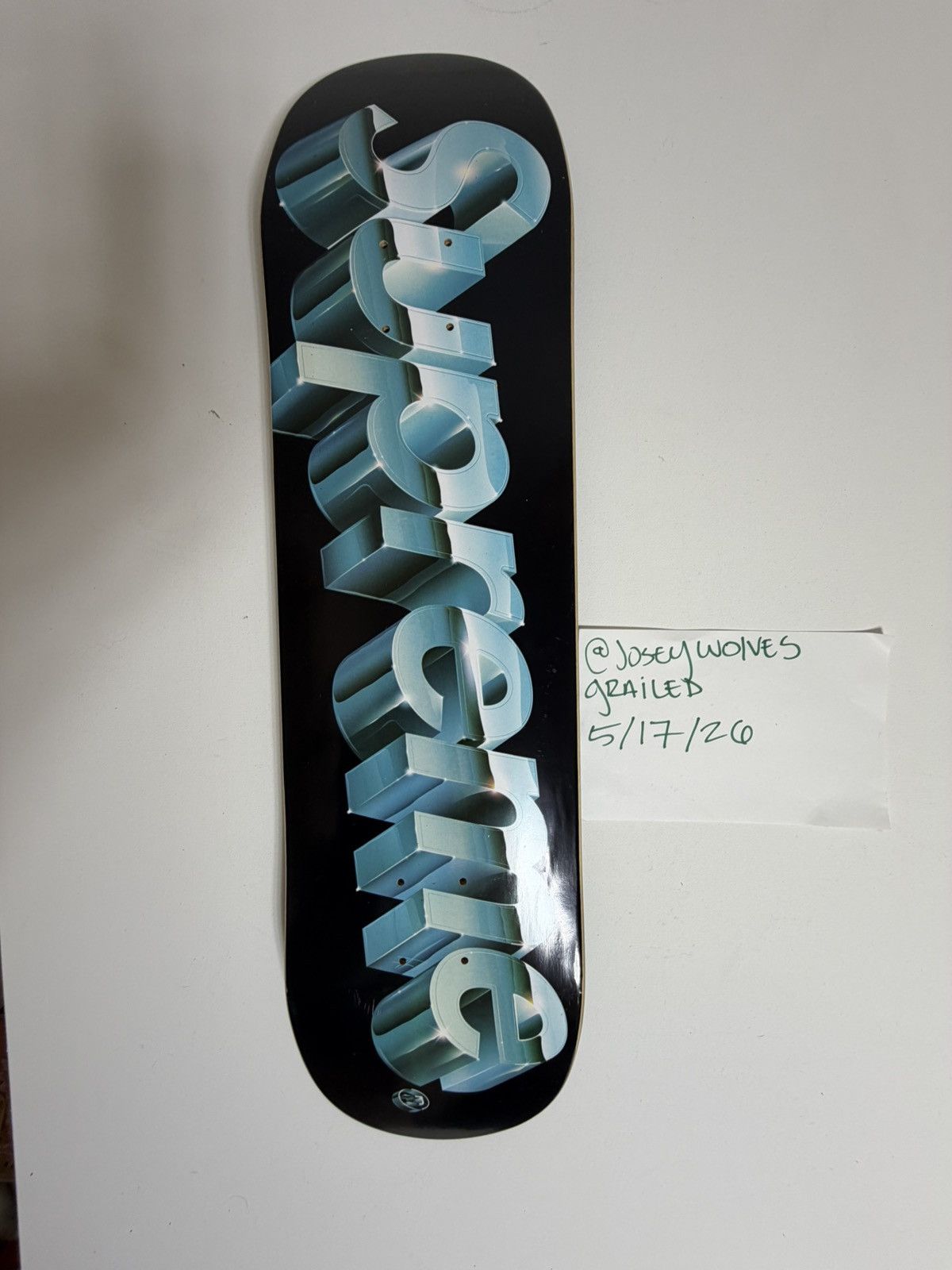 Supreme Supreme Chrome Skateboard Deck (black) Size ONE SIZE - 4 Thumbnail