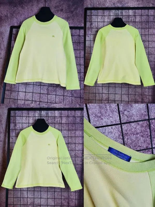 Burberry Burberry Green Cotton Logo Embroidered Sweatshirt. Size M / US 6-8 / IT 42-44 - 2 Thumbnail
