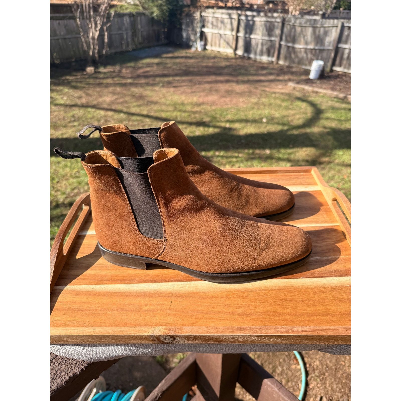 Oro Los Angeles Oro Los Angeles Brown Chelsea Boots Size 8 (Fits Like 9) Size US 8 / EU 41 - 3 Thumbnail
