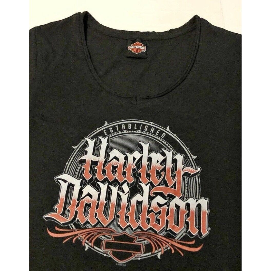 Harley Davidson Harley Davidson T-shirt Medium Women Stretchy INDIANA Size M / US 6-8 / IT 42-44 - 3 Thumbnail