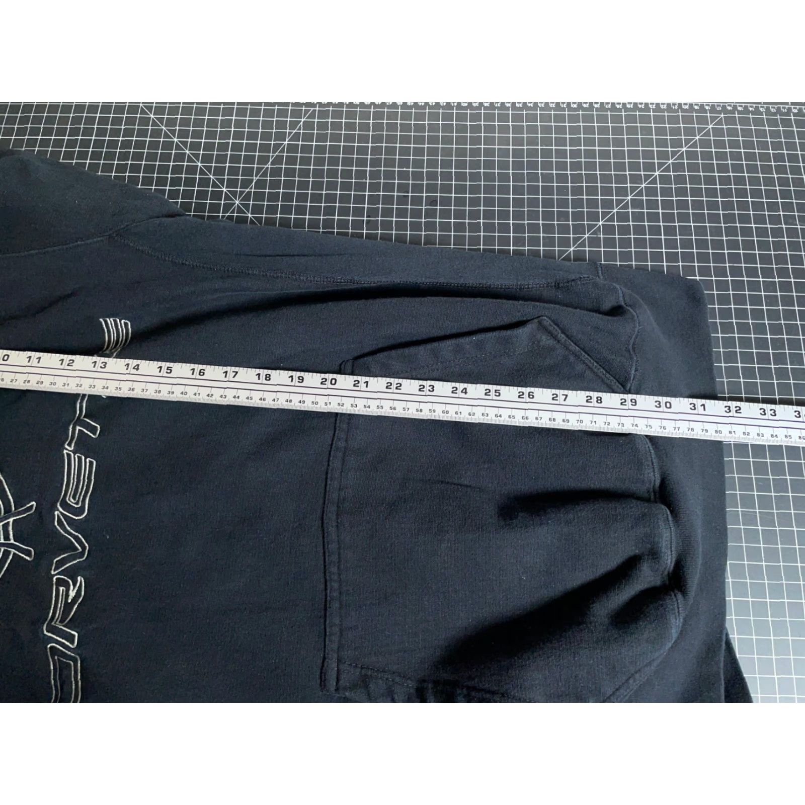 Vintage VINTAGE Corvette Hoodie Men's XL Black Embroidered Heavyweight Sweatshirt Size US XL / EU 56 / 4 - 6 Thumbnail