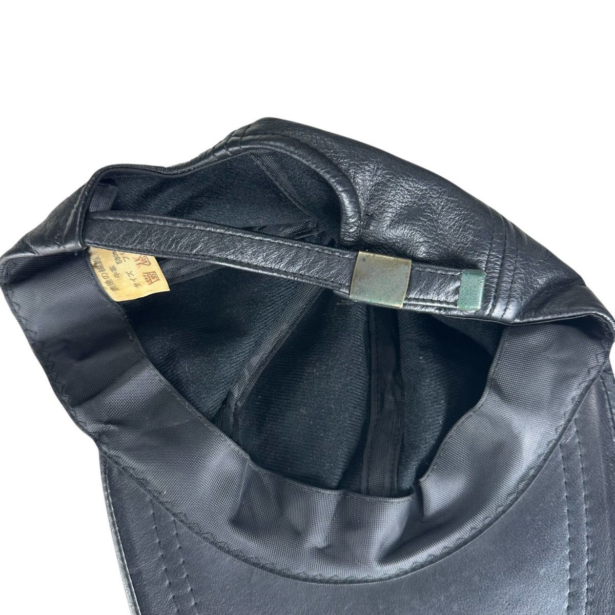 Leather BLACK LEATHER CAP Size ONE SIZE - 5 Thumbnail