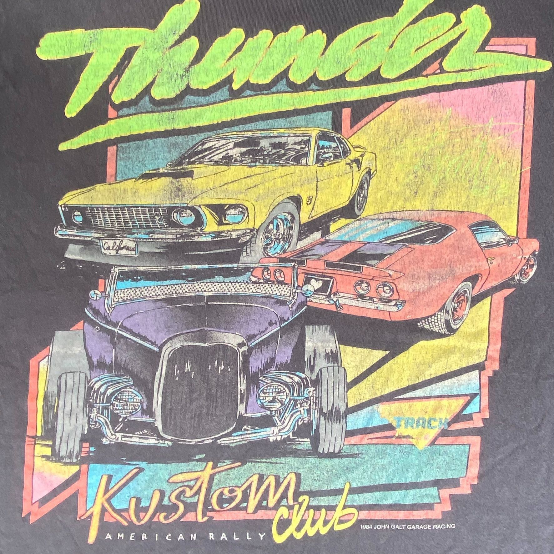 Vintage Vintage 80s Hot Rods Shirt Grunge Punk John Galt Racing Tee Size US XL / EU 56 / 4 - 3 Thumbnail