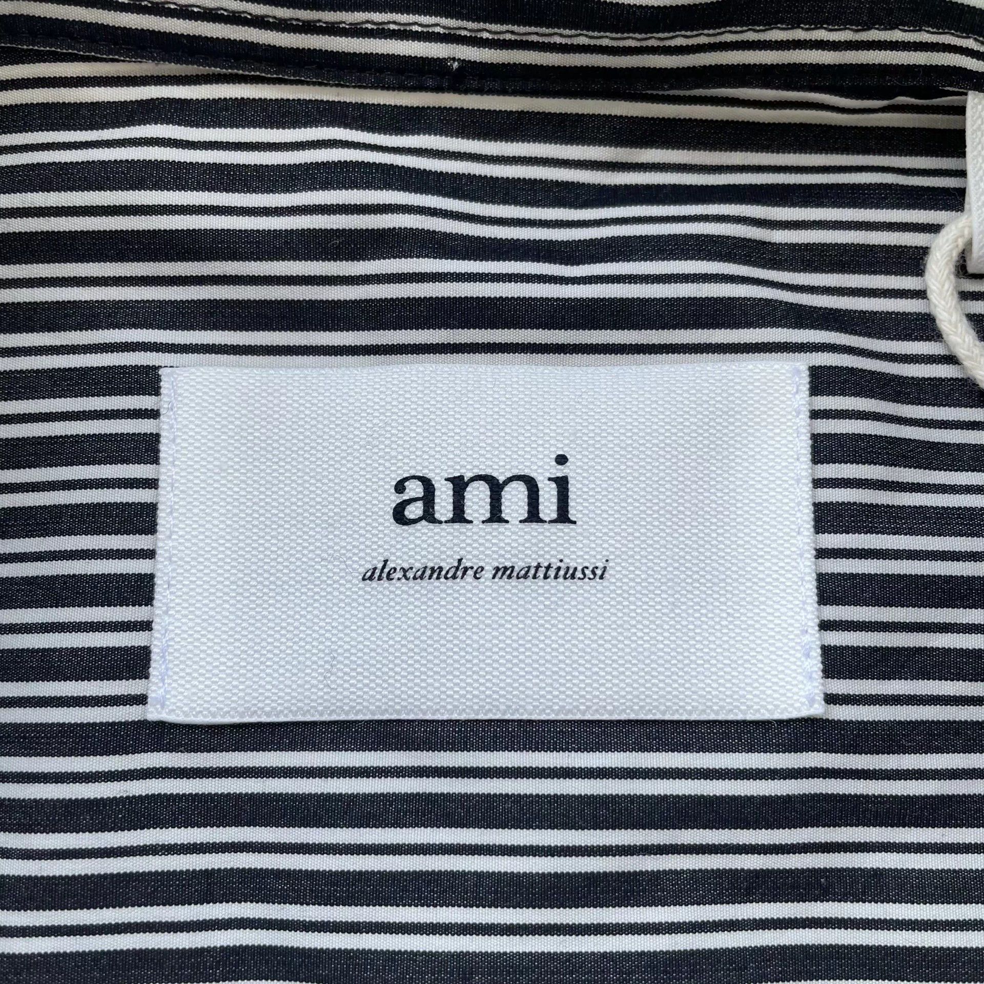 AMI Ami Striped Shirt S 99 New Size US S / EU 44-46 / 1 - 4 Thumbnail
