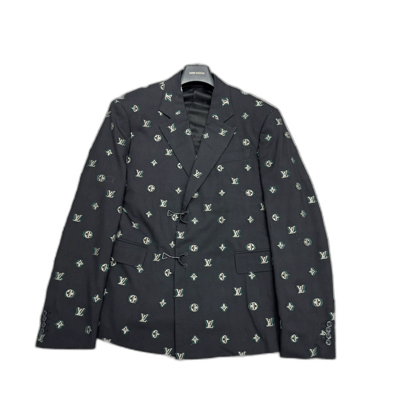 Louis Vuitton Louis Vuitton Embroidered Logo Blazer Jacket Size US L / EU 52-54 / 3 - 1 Thumbnail