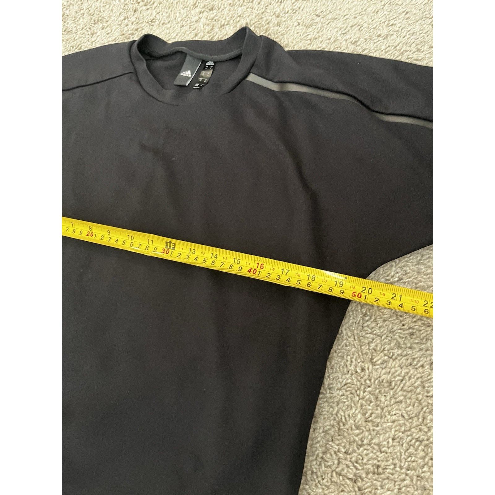 Adidas Adidas M Black Athletic Training Cycling Rear Zip Pocket Size US M / EU 48-50 / 2 - 6 Thumbnail