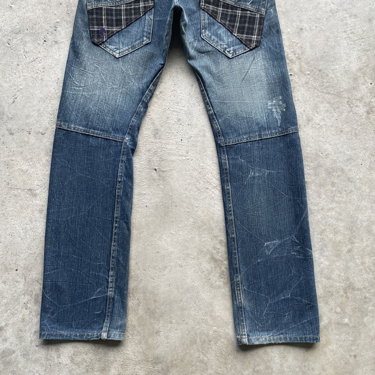 Japanese Brand × Jean Rare🔥 Vintage Japanese Double Waist Denim Jeans Pants W31 Size US 31 - 10 Thumbnail