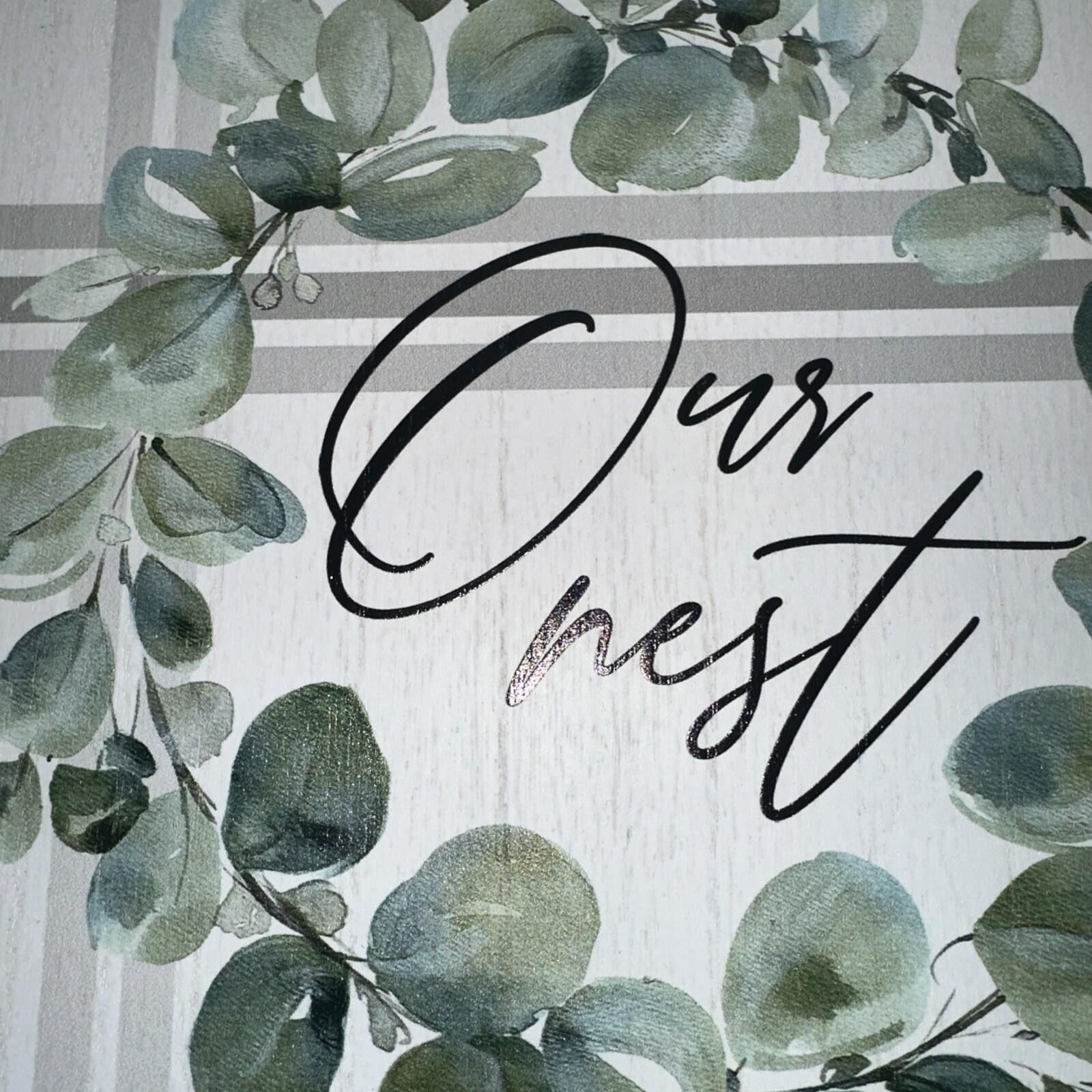 Other Our Nest Rustic Farmhouse Style Wood Sign Wall Décor 10X10” Size ONE SIZE - 2 Thumbnail