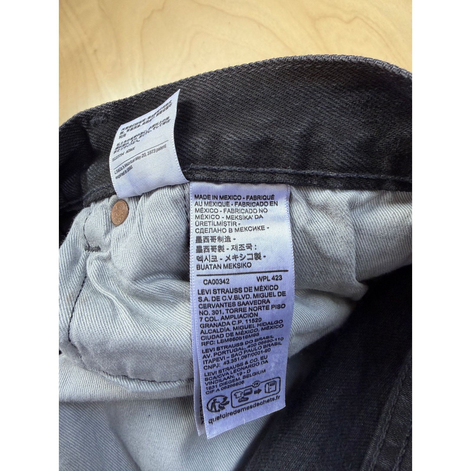 DENIM TEARS Denim Tears x Levi's 501 Jeans Black W36 L34 Straight Leg Size US 34 / EU 50 - 4 Thumbnail