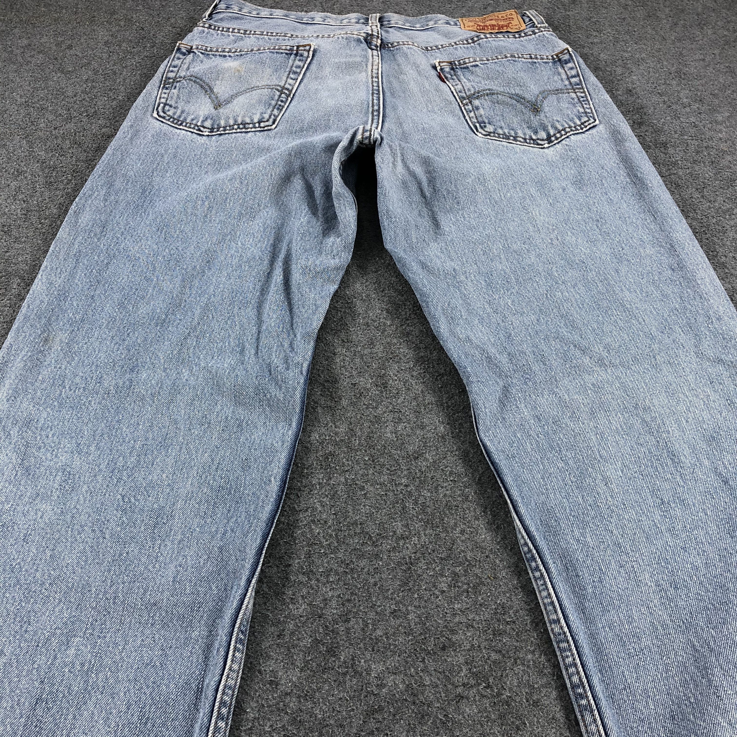 Levi's Vintage Levis Jeans Lot 550 Light Wash Denim-J1003 Size US 34 / EU 50 - 4 Thumbnail