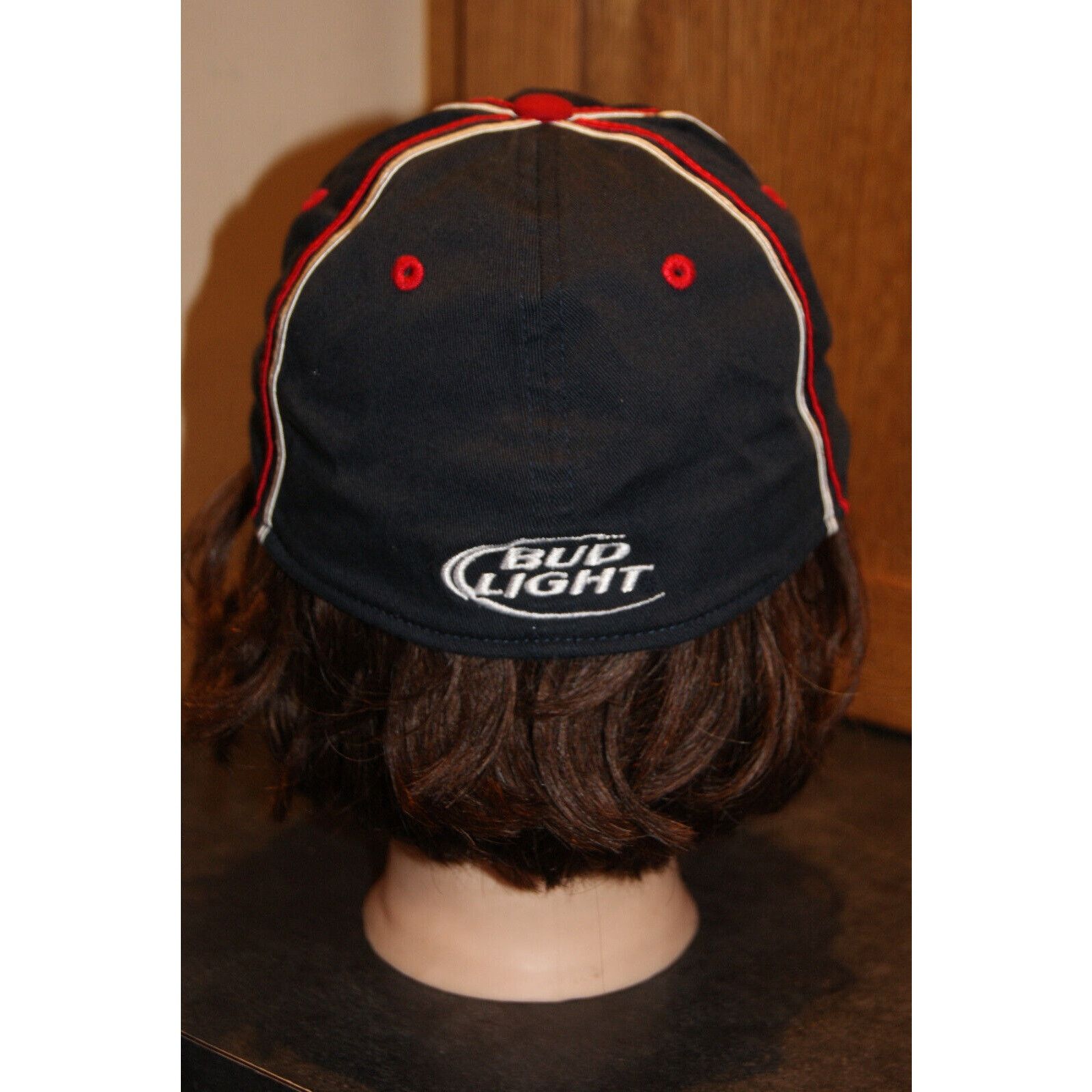 Top Of The World VTG Y2K Bud Light One-Fit OSFA Fitted Hat Cap Black Stripe Size ONE SIZE - 4 Thumbnail
