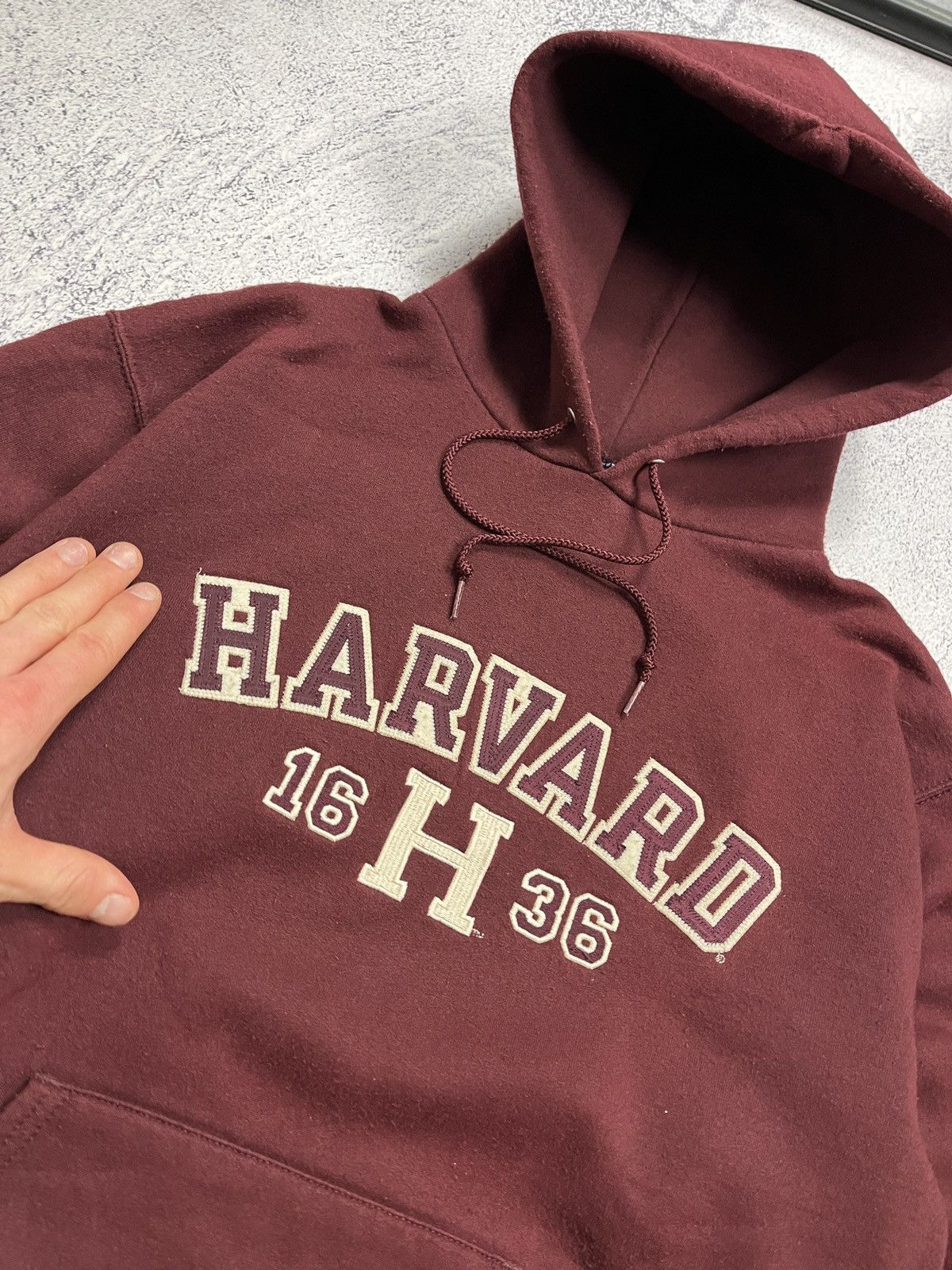 Champion × Vintage Vintage 00’s Harvard University Champion Hoodie Sweatshirt Size US M / EU 48-50 / 2 - 6 Thumbnail