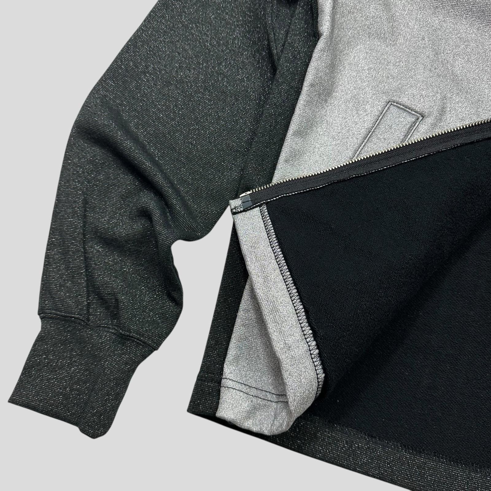 Comme des Garcons CDG Homme 2011 Silver Glitter Tri-pocket Work Jacket - L (M) Size US M / EU 48-50 / 2 - 5 Thumbnail
