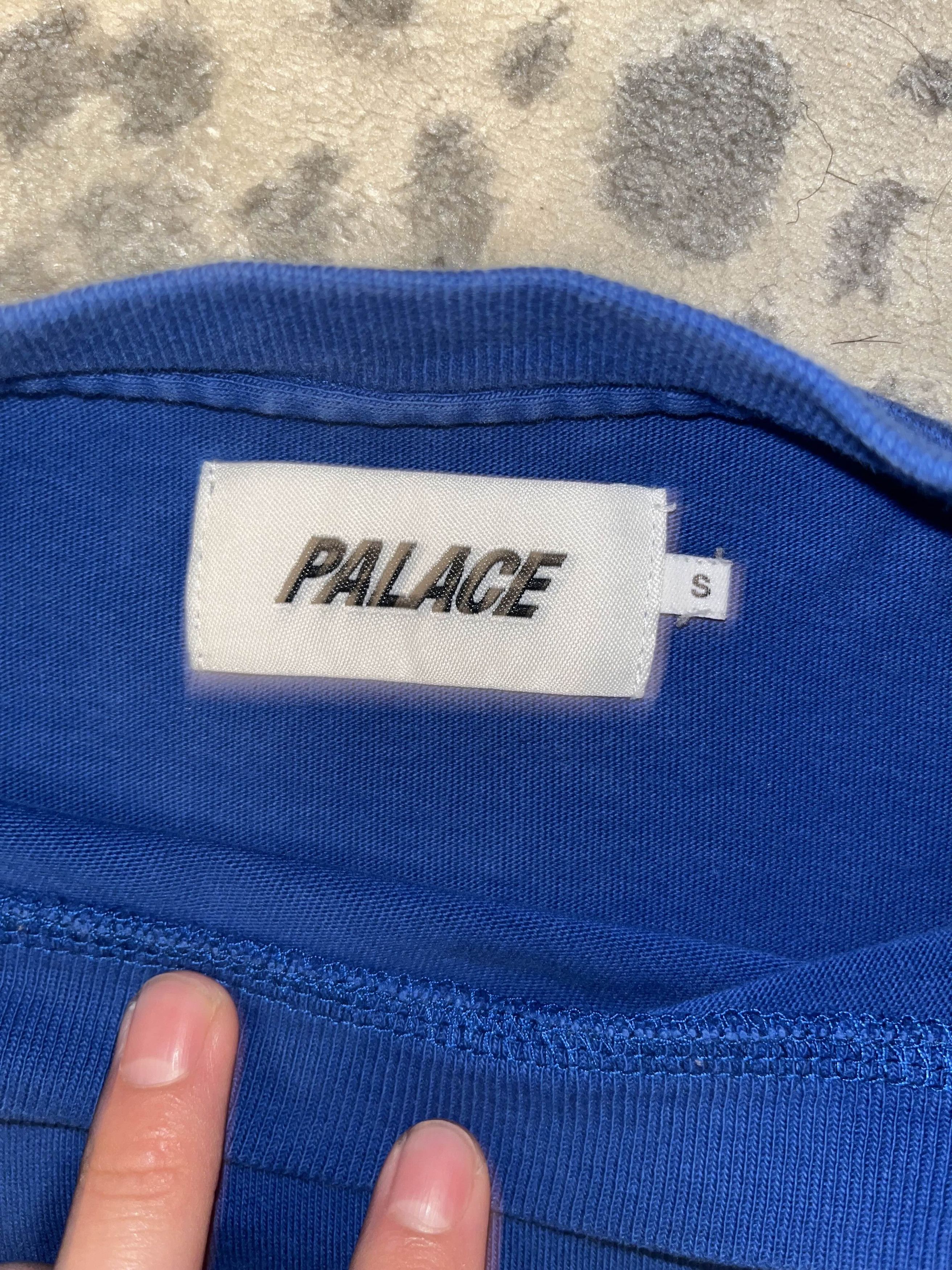 Palace SS17 Palace R Stripe Blue Tee Size US S / EU 44-46 / 1 - 4 Thumbnail
