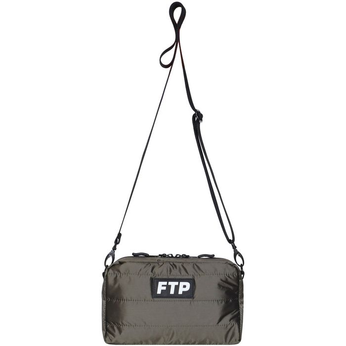 Fuck The Population FTP Puffer Side Bag (Olive) | Grailed