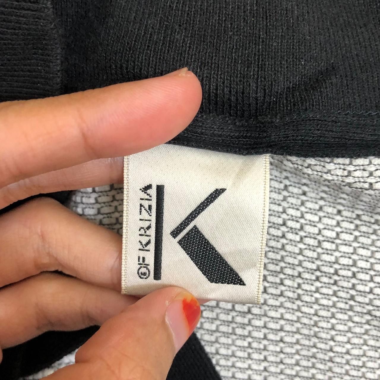 Krizia Vintage EVEX By KRIZIA JAPAN Herringbone Polo Tee Shirt Size L / US 10 / IT 46 - 5 Thumbnail