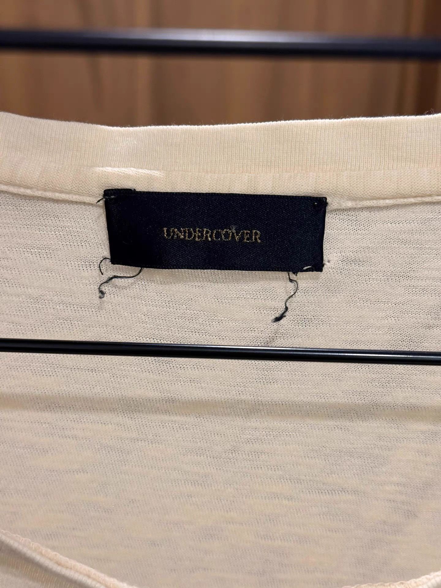 Undercover UNDERCOVER BASIC BIG U White T-shirt K3 Size US L / EU 52-54 / 3 - 3 Thumbnail