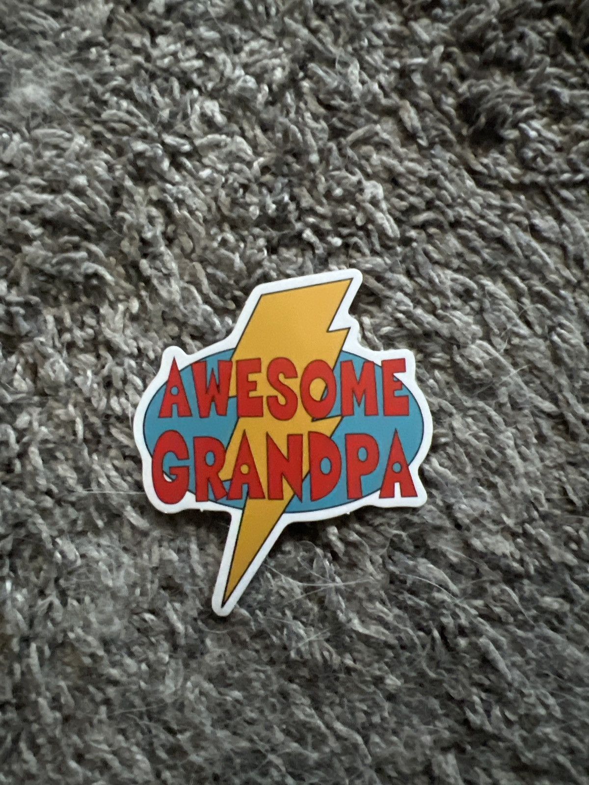Hypebeast × Lightning Bolt Awesome Grandpa Sticker Size ONE SIZE - 1 Thumbnail