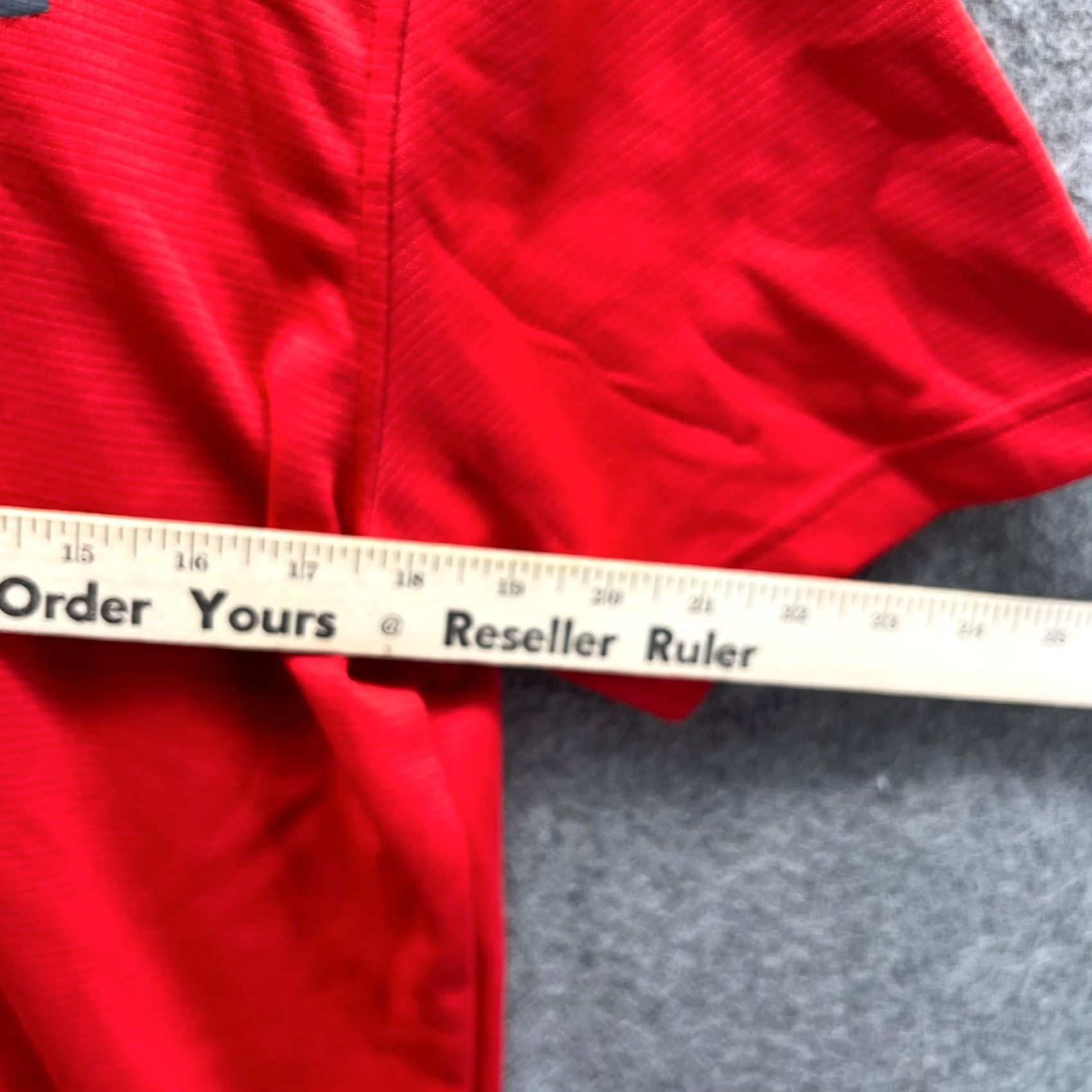 Under Armour Under Armour Polo Shirt Men Medium Adult Red Polyester Golf UA Stretch Shirt Regular Fit Short Sleeve Polo Size US M / EU 48-50 / 2 - 5 Thumbnail