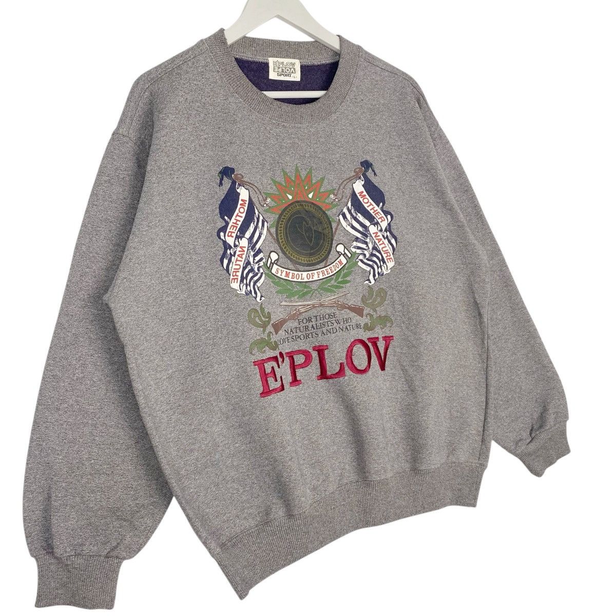 Other Vintage E’plov Sport Sweatshirt Crewneck Brown Size L Size US L / EU 52-54 / 3 - 3 Thumbnail