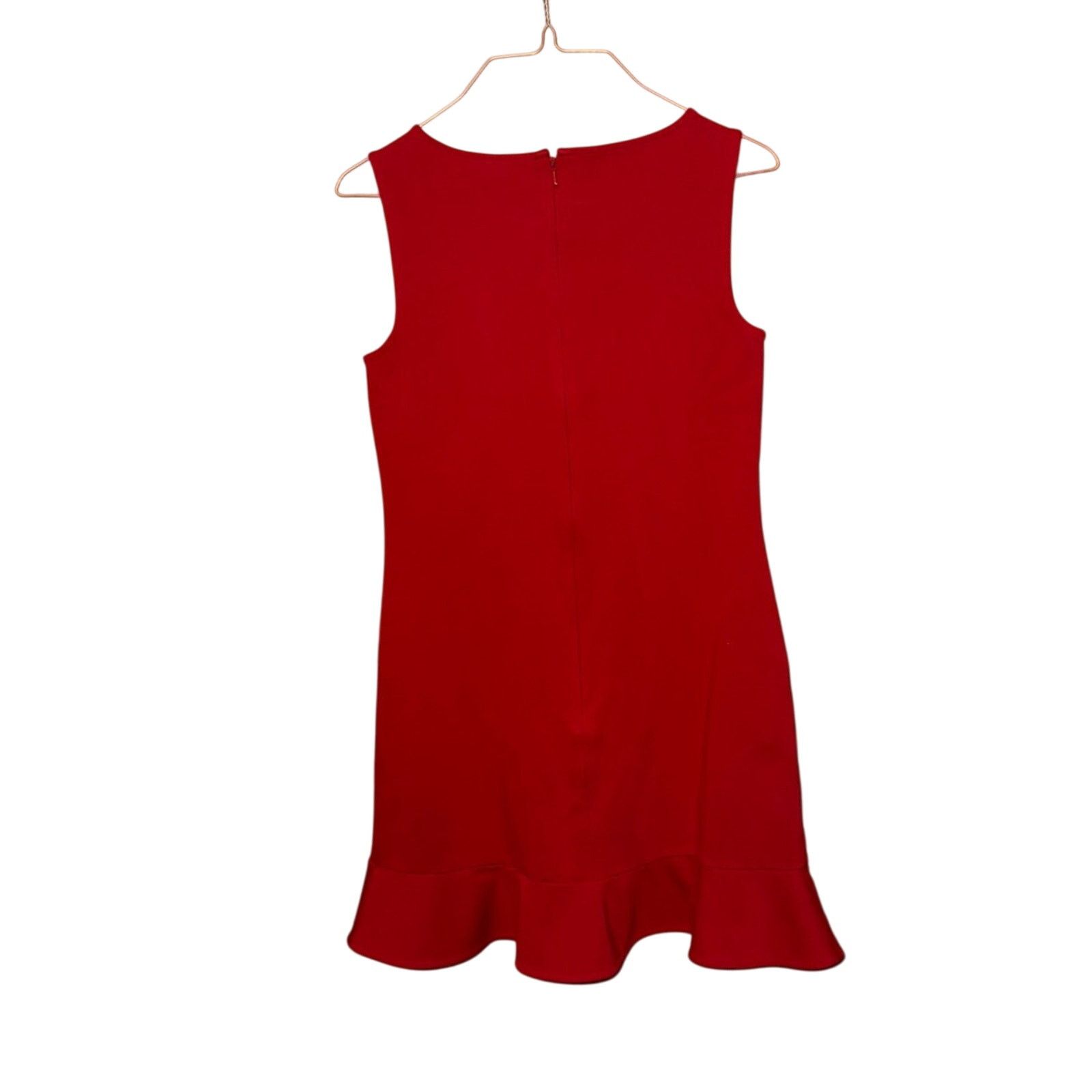 Lands' End Lands’ End Size 2 Elegant Red Sleeveless Dress Size S / US 4 / IT 40 - 2 Thumbnail