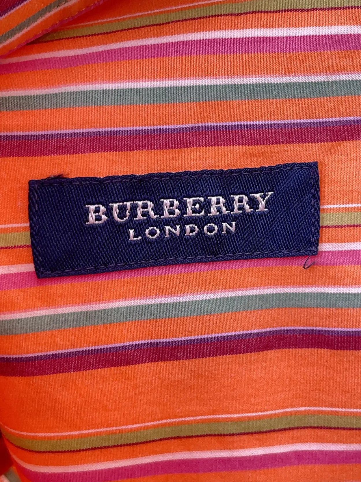 Burberry 🔥orange Burberry London shirt tshirt striped Size xl Size US XL / EU 56 / 4 - 8 Thumbnail