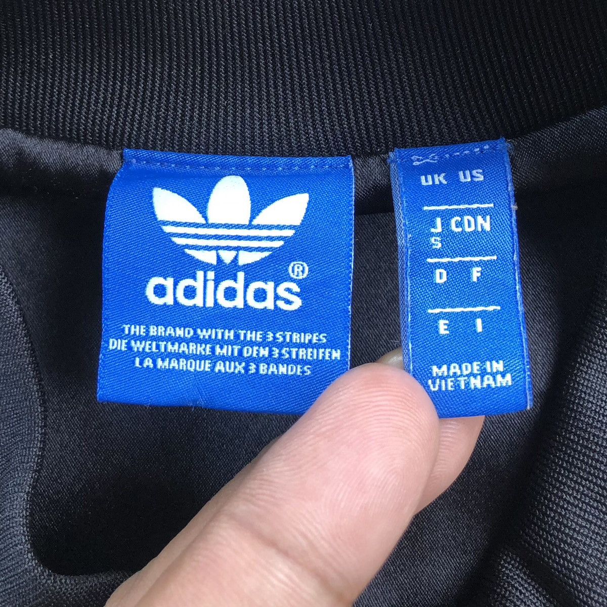 Adidas Adidas Big Logo Track Top Bikers Crop Black Bomber Jacket Size S / US 4 / IT 40 - 11 Thumbnail