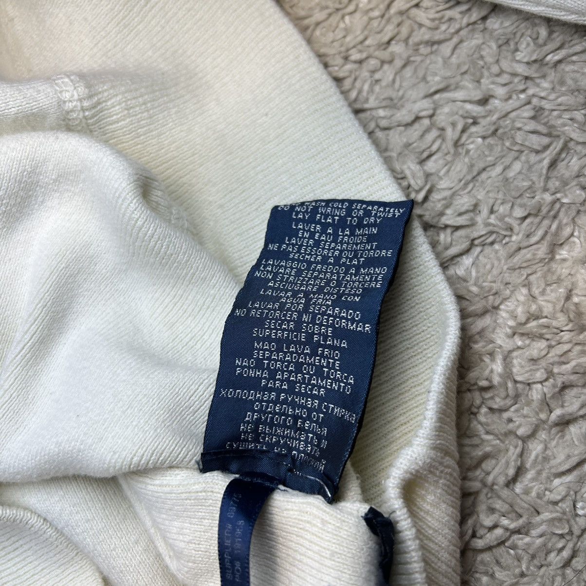 Polo Ralph Lauren Polo Ralph Lauren Sweater Sweatshirt Size M Color Milk White Size US M / EU 48-50 / 2 - 19 Thumbnail