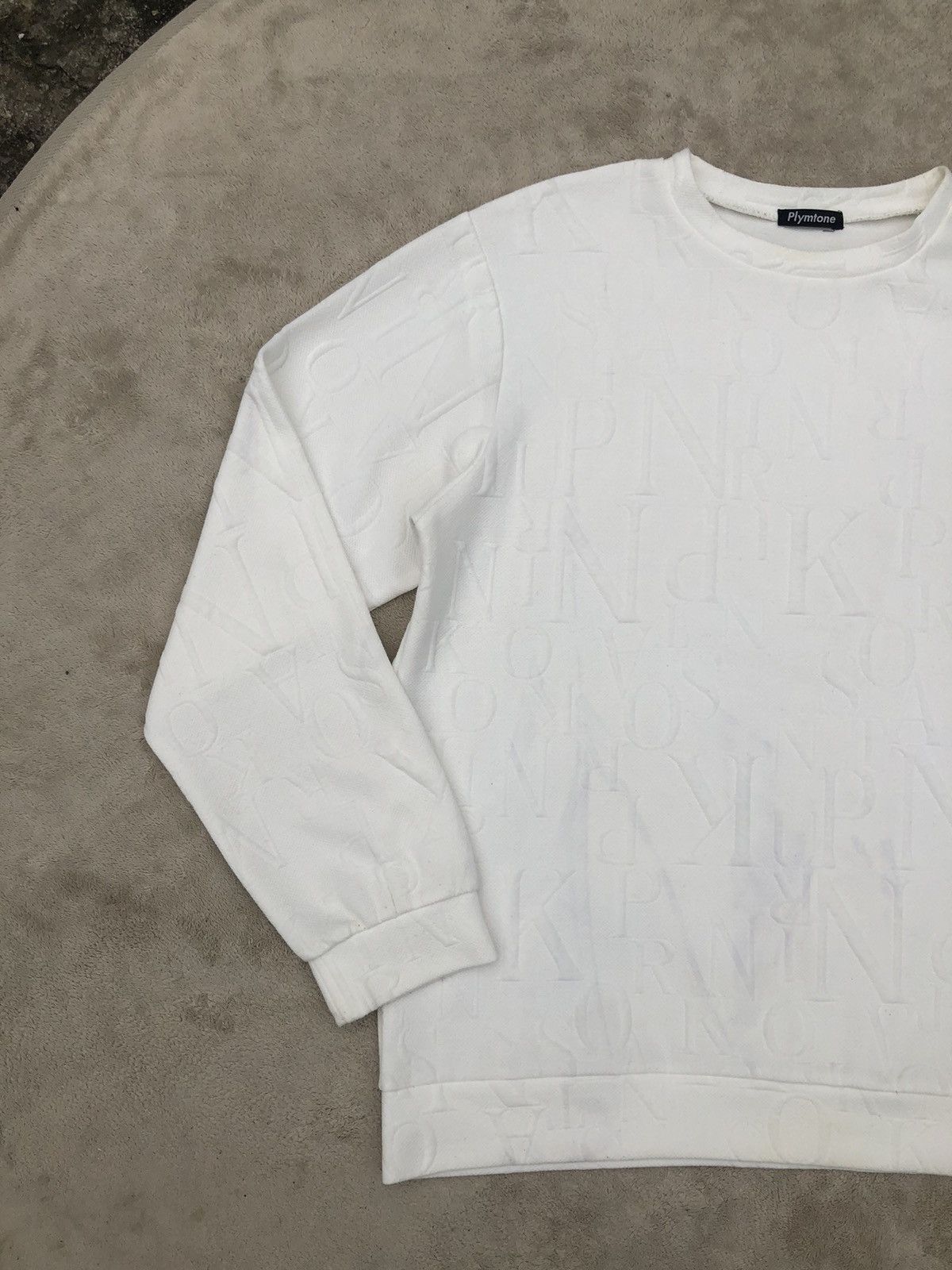 Vintage 💥Vintage Plymtone Emerging Alphabet Sweatshirt Size US L / EU 52-54 / 3 - 4 Thumbnail