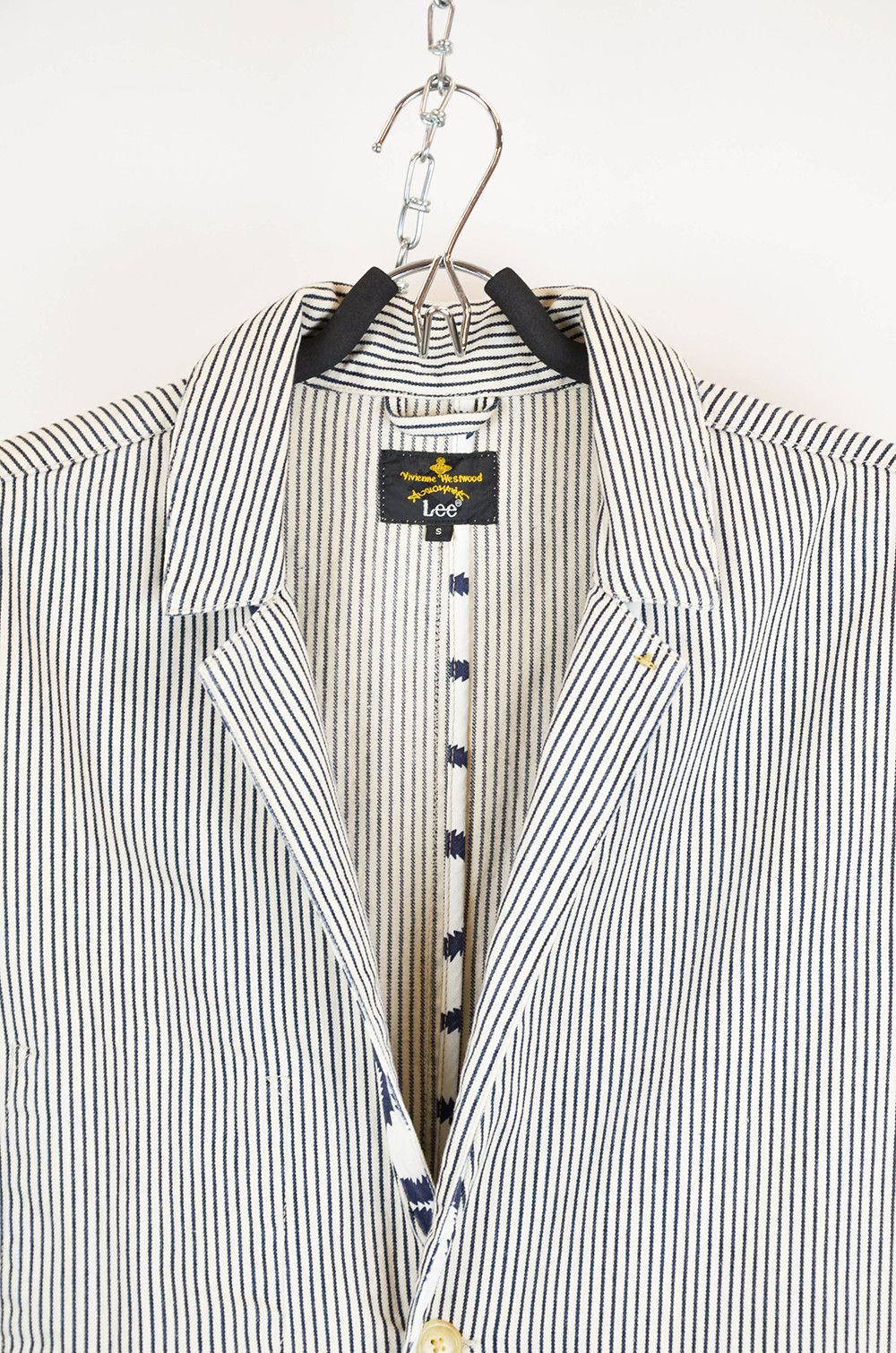Lee × Vintage Vivienne Westwood x Lee Workman Blazer Striped Jacket - S Size US S / EU 44-46 / 1 - 7 Thumbnail