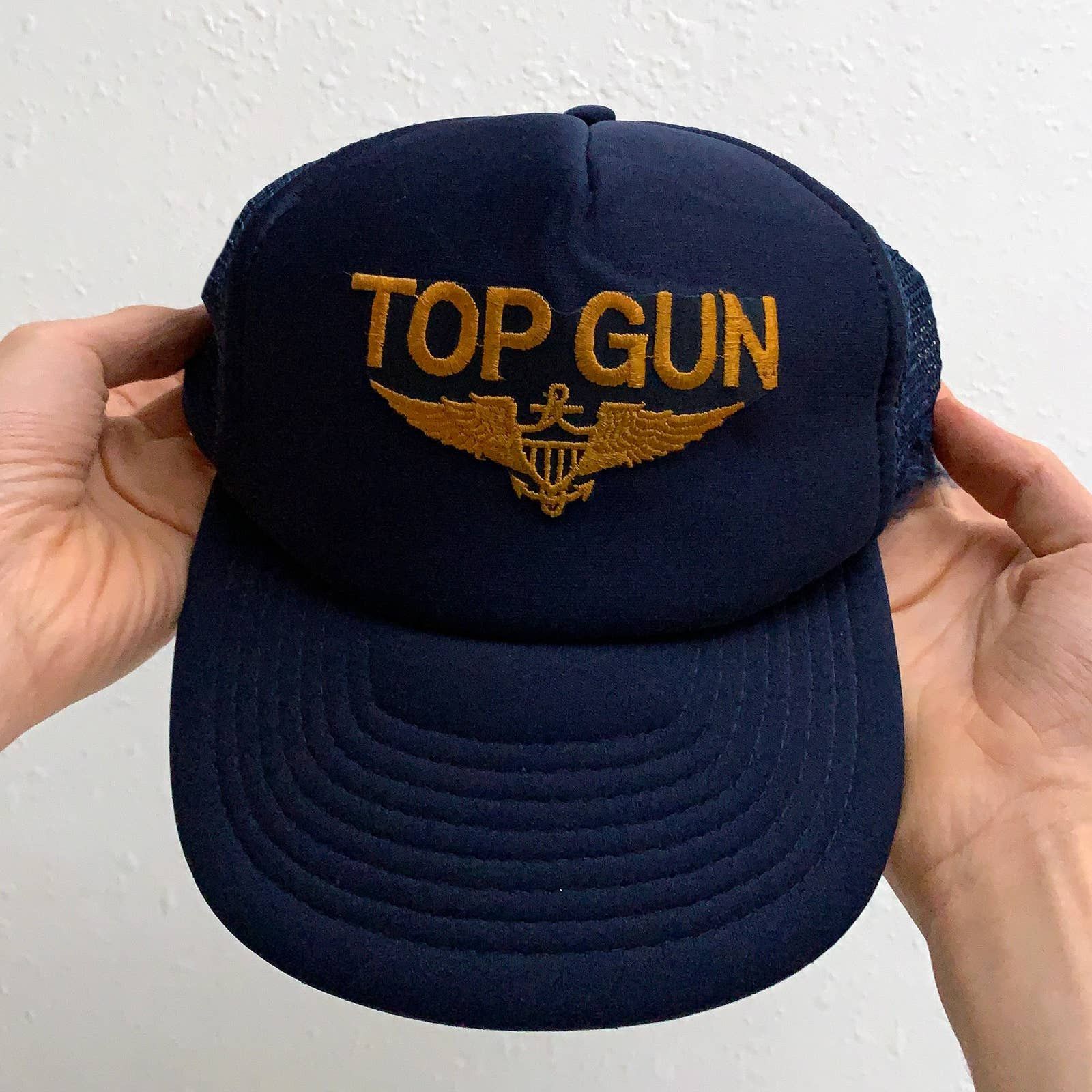 Casquette Trucker Vintage Goodyear Top Gun Années 80 - Mesh Et Snapback - Neuf Sans étiquette