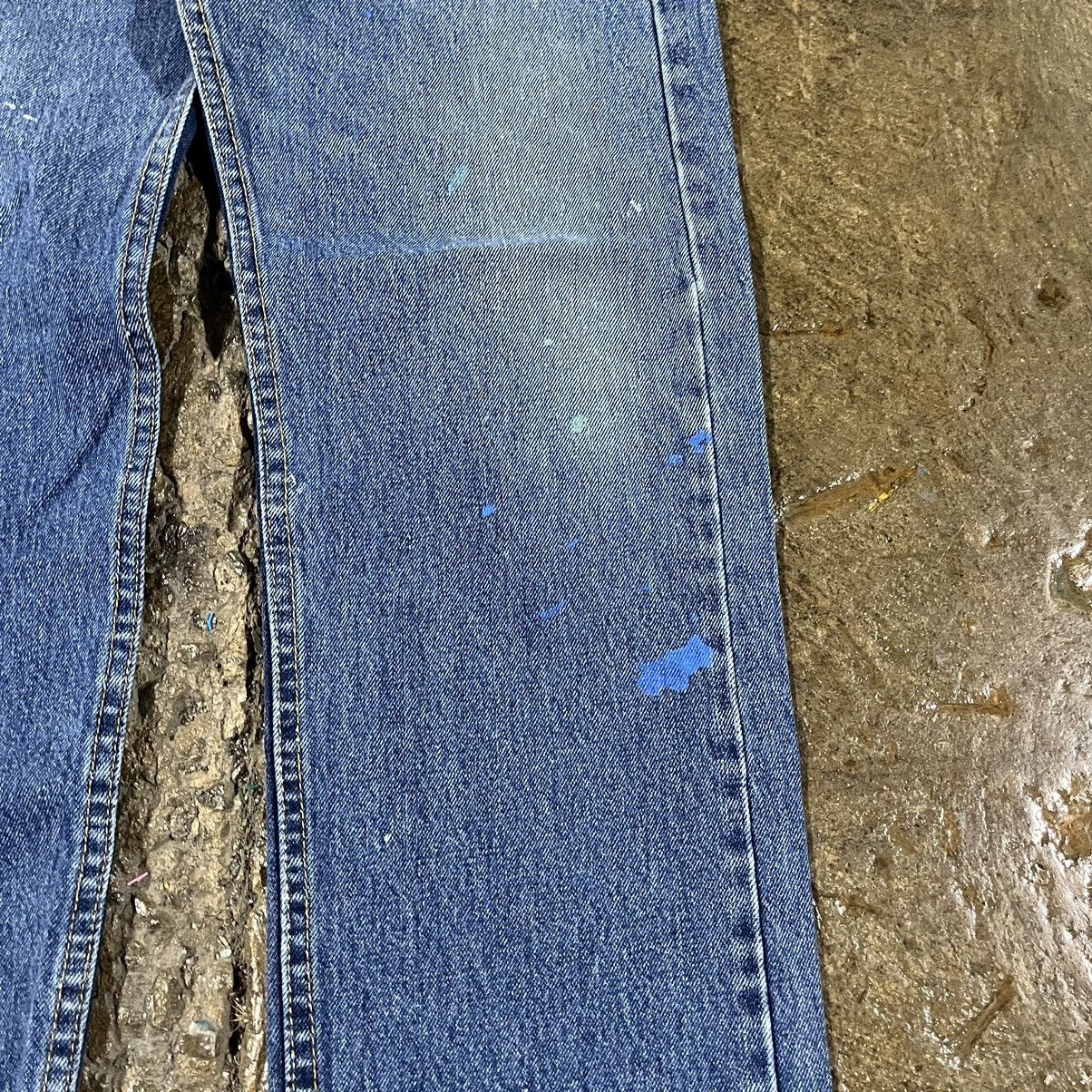 Levi's × Vintage Crazy Vintage Y2K Levi's 505 Faded Distressed Skater Jeans Size US 34 / EU 50 - 10 Thumbnail