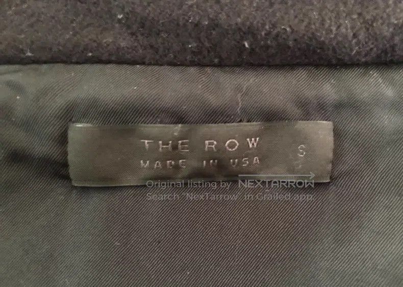 The Row The Row Black Overcoat Size S / US 4 / IT 40 - 4 Thumbnail