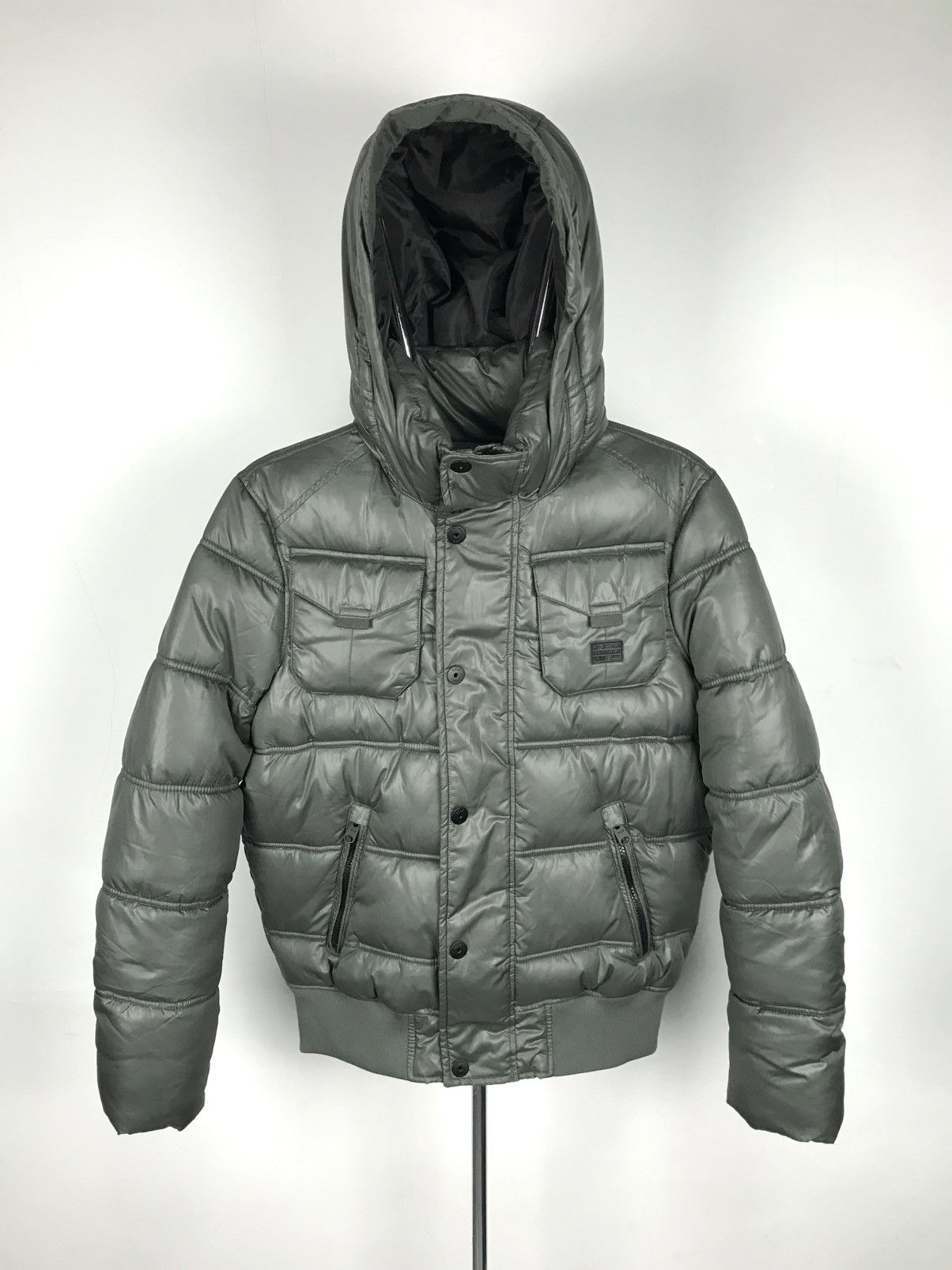 Designer × G-Star Men’s M/50,G Star RAW Whistler Pocket Insulated Hood Jacket Size US M / EU 48-50 / 2 - 1 Thumbnail