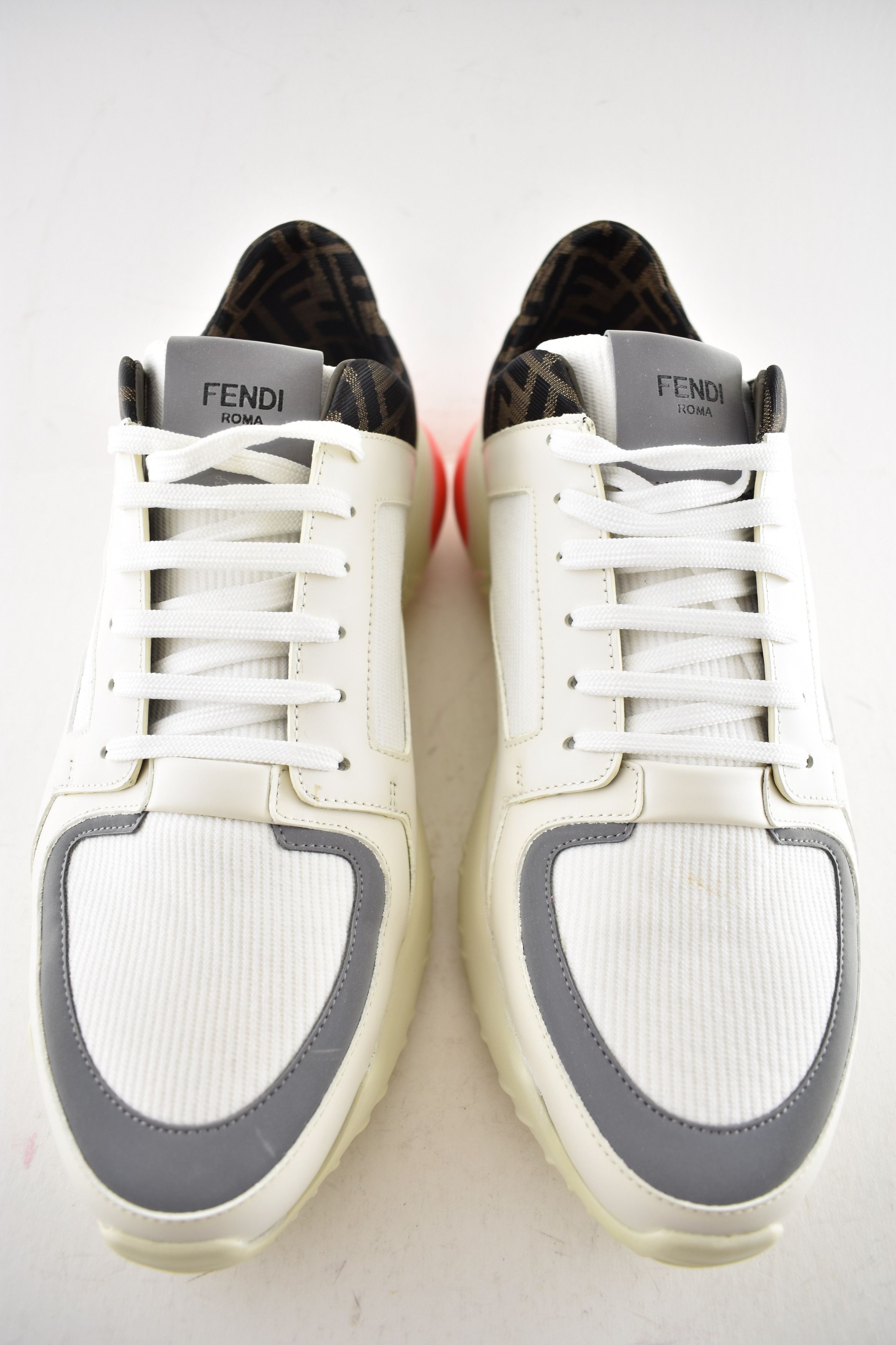 Fendi Fendi FF Tec Fabric Logo Sneaker Flat Trainer UK 9.5 US 10.5 Size US 10.5 / EU 43-44 - 7 Thumbnail