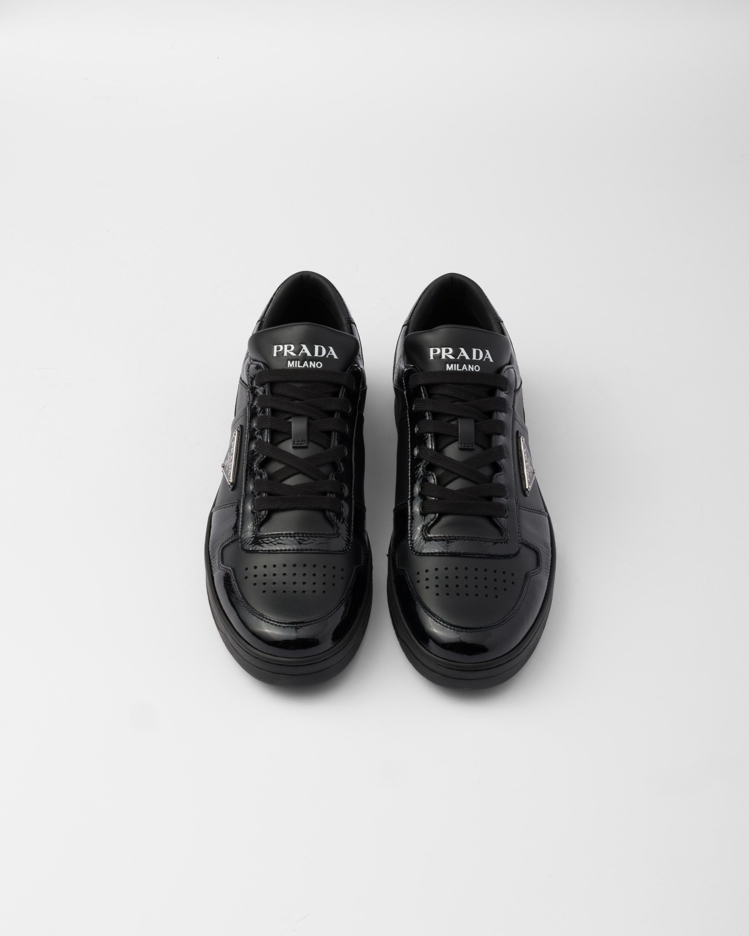 Prada o1la1rc1a0925 Downtown Leather Sneakers in Black Size US 9 / EU 42 - 3 Thumbnail