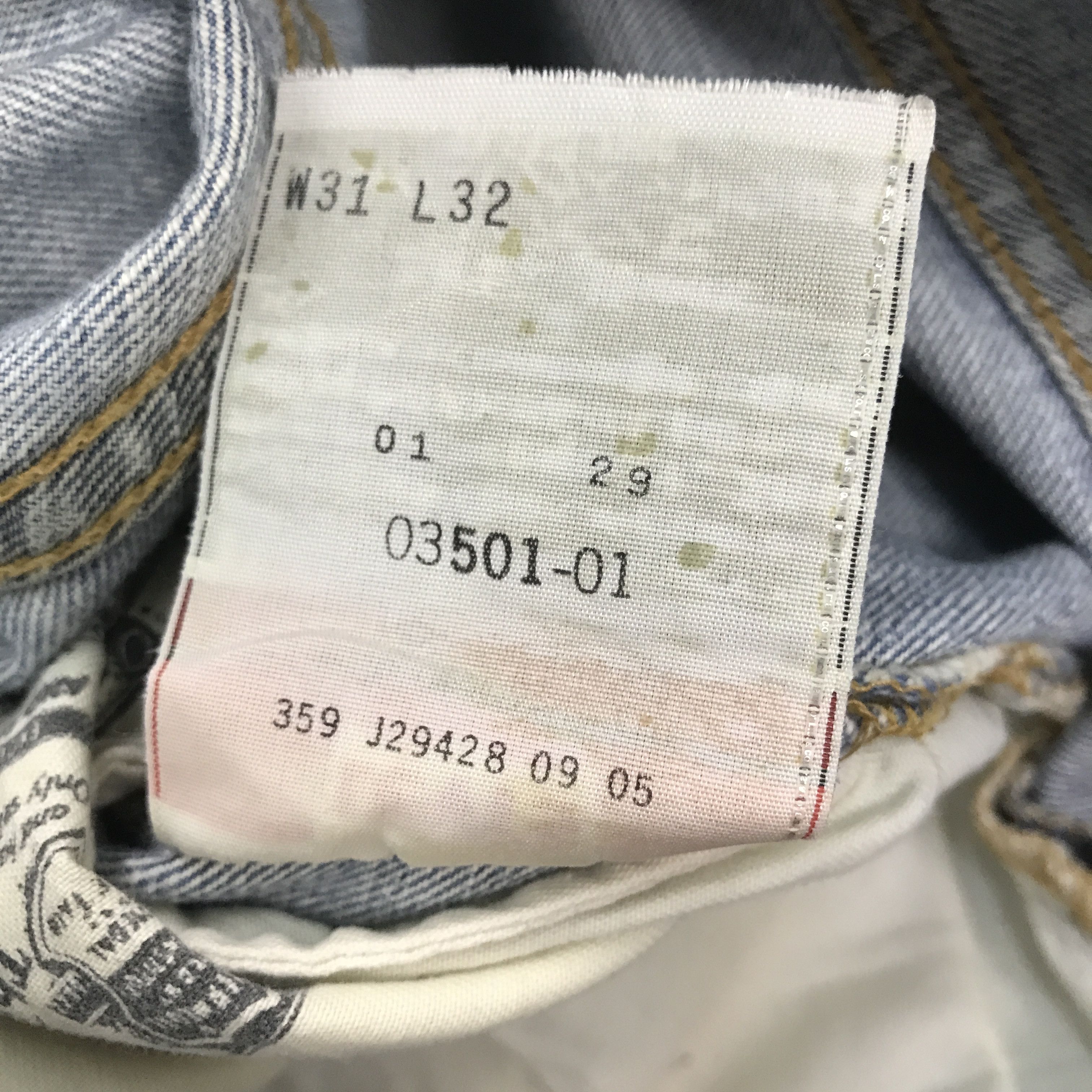 Levi's × Vintage Vintage Levi's 501 Distressed Denim jeans pants Size US 30 / EU 46 - 14 Thumbnail