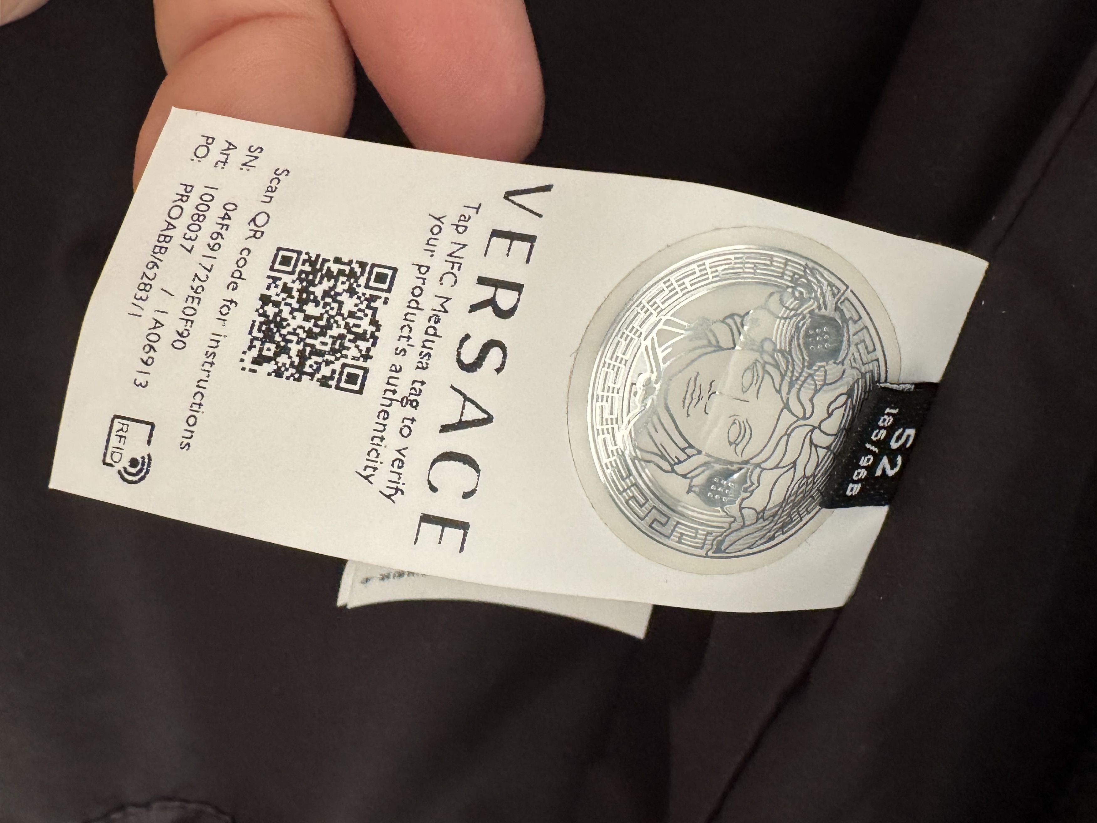 Versace Versace Le Maschere Windbreaker Jacket - Mens Size US L / EU 52-54 / 3 - 4 Thumbnail
