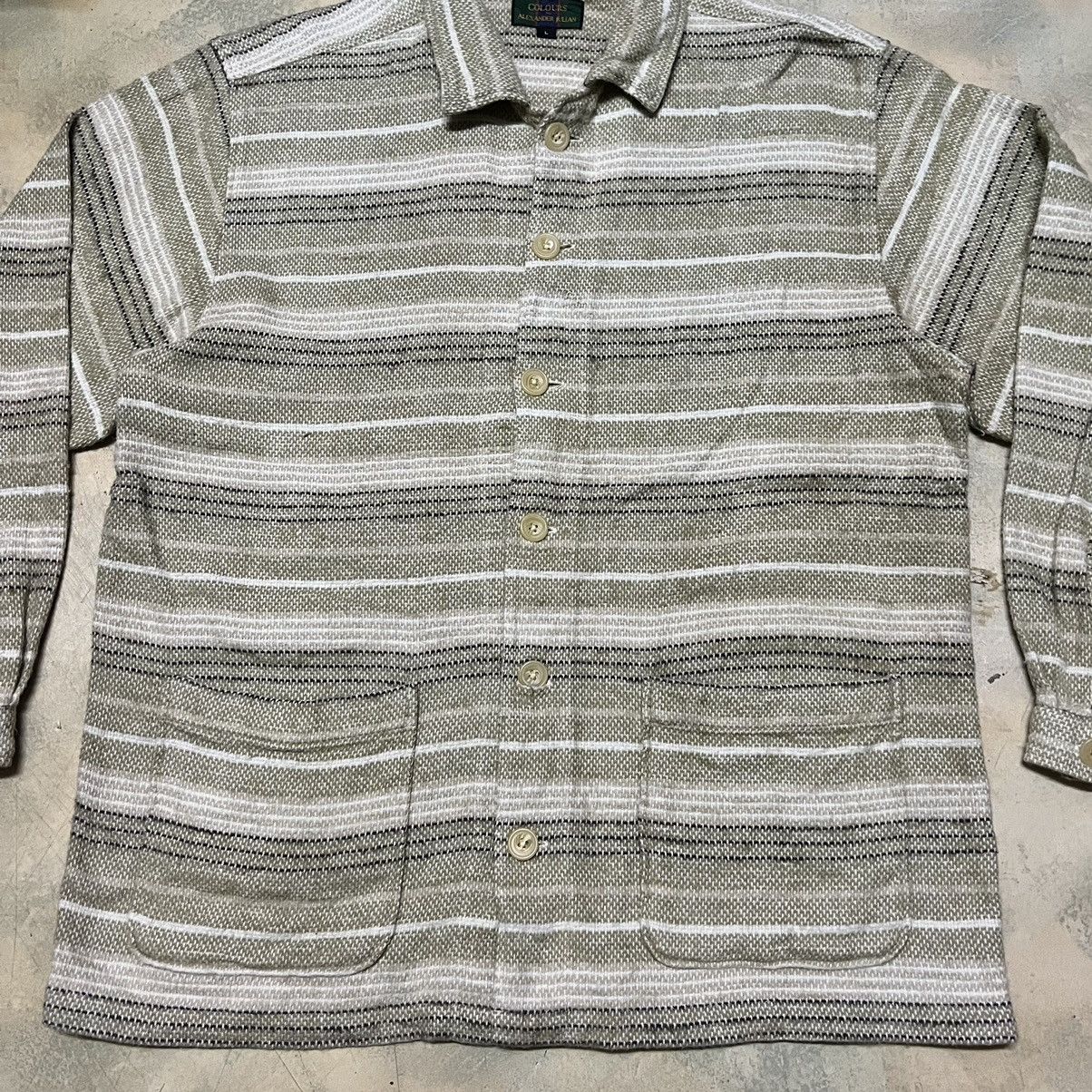 Alexander Julian × Designer Colours by Alexander Julian Sweater Jacket Size US L / EU 52-54 / 3 - 3 Thumbnail