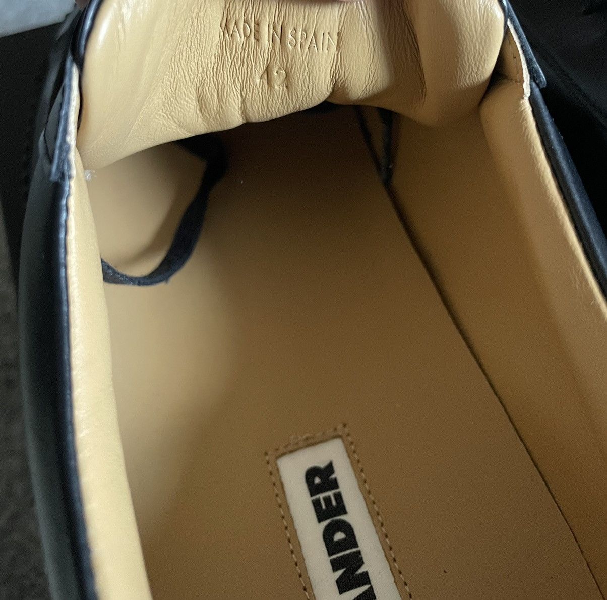 Jil Sander Men’s Jil Sander Padded Leather Low Top Sneaker Sz 42 Size US 9 / EU 42 - 10 Thumbnail
