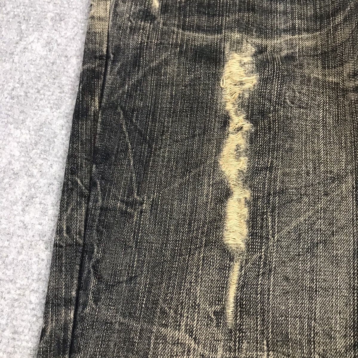 Japanese Brand × Le Grande Bleu (L.G.B.) DISTRESSED STYLE FLARE JENAS SEMANTICDESIGN BOOT CUT PANTS Size US 33 - 6 Thumbnail