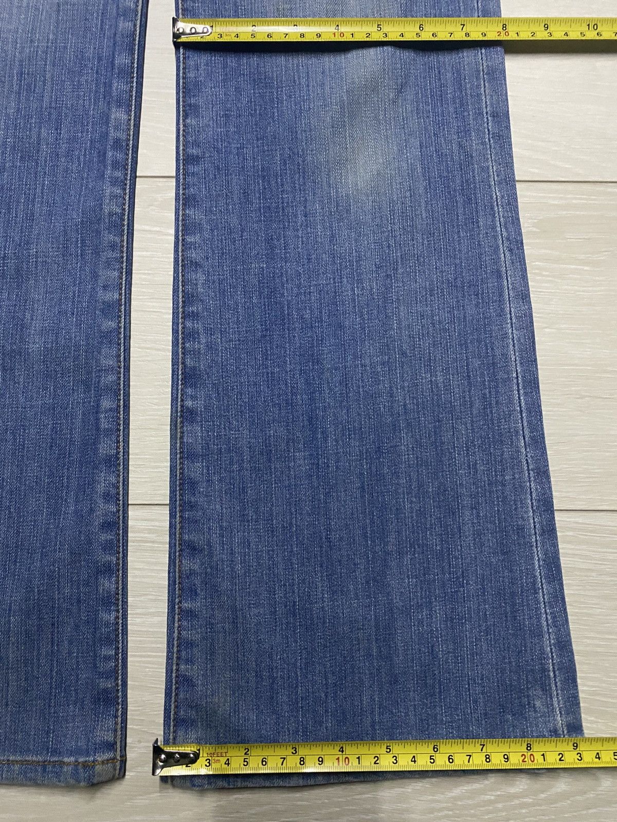 Japanese Brand Vintage Japanese Brand Uniqlo Light Wash Flare Bootcut Jeans Size US 30 / EU 46 - 11 Thumbnail